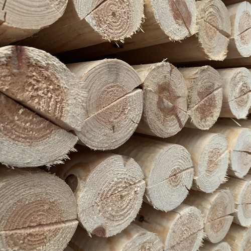 Granstör natur HALV 1,75m x 7 cm